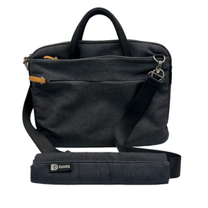 Booq SuperSlim Charcoal Carrier Macbook 12-13" Laptop Bag Slim Adjustable Strap